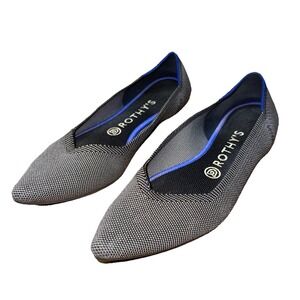 Rothy's The Point‎ Cloud Grey Birdseye Ballet Flats Slip On Shoes Women's Size 9